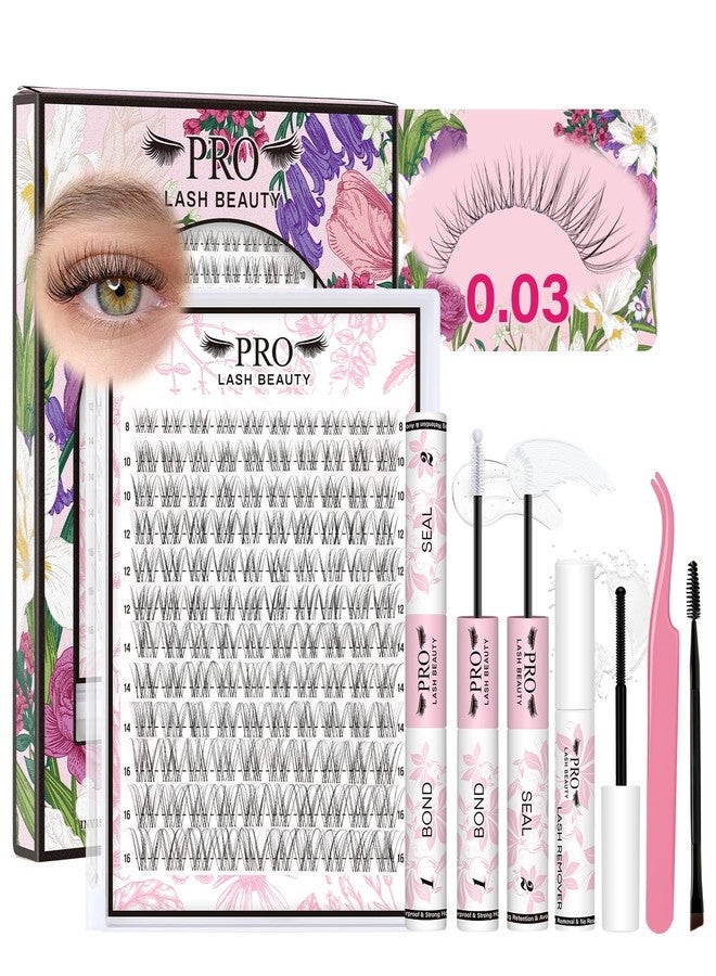 برو لاش بيوتي مجموعة برولاش بيوتي لتجميع الرموش الطبيعية، مجموعة فينوس لتجميع الرموش الرقيقة للغاية وغير المرئية، تم استخدامها 10 مرات مع مزيل ملقط لاصق الرموش الشفاف (مجموعة فينوس، 8-16 مزيج) - Image 1